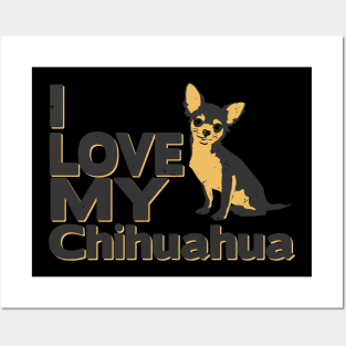 I love my chihuahua 2 Posters and Art